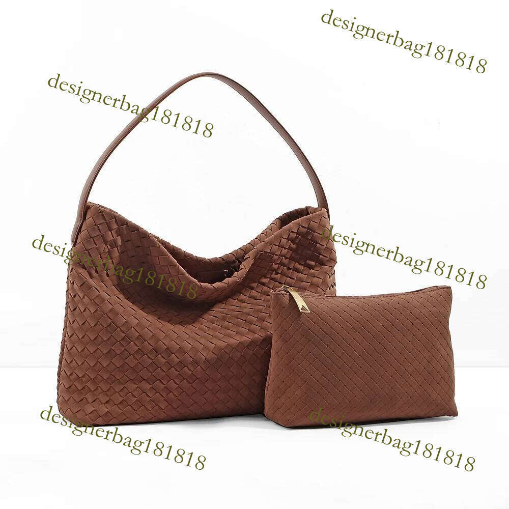 designer bag tote bag Women's Woven Handbag Suede Fashion Shoulder Designer Handbags and Purse 2025 Trend Female Tote bags Bucket Bag