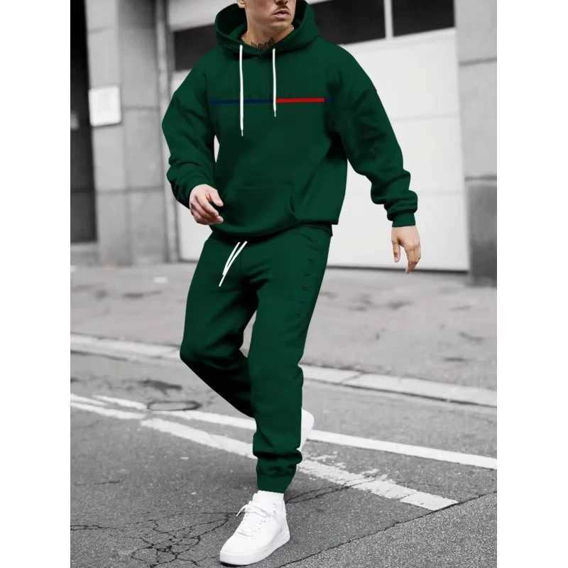 New 2025 Fanceey Mens Printed Pullover Hoodie Eco Material Loose Fit Casual Sweatshirt Jacket Outerwear for Autumn Winter W251110
