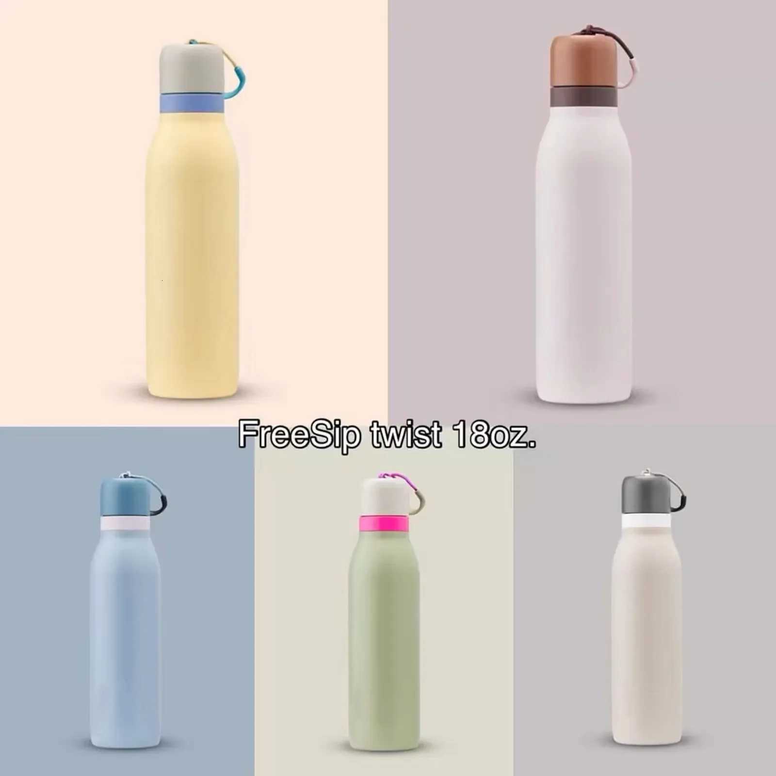 Fashionable cup 18/24oz Insated Cup aron Color Large Capacity Water Cup Stainless Steel Sports Kettle Portable Handheld Cup Y251110