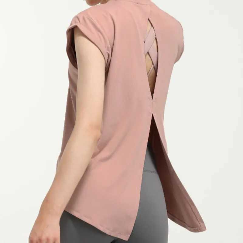 Stown New Style Tempering Quick Drying Sportswear T-shirt Fashion Yoga Tank Top Womens Sexy Back Top Fitness Set WomenXJ250410