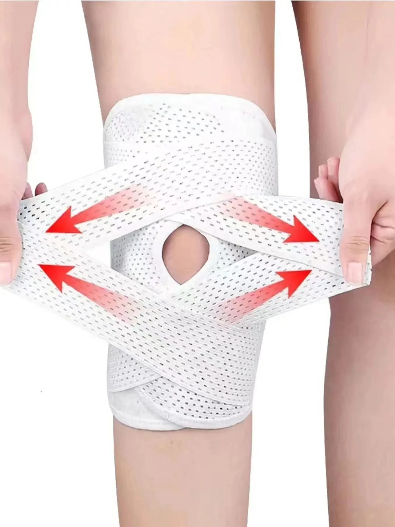 Eighth generation meniscus professional knee pads with three layers of silicone pads for knee fixation and tear rehabilitation 250410
