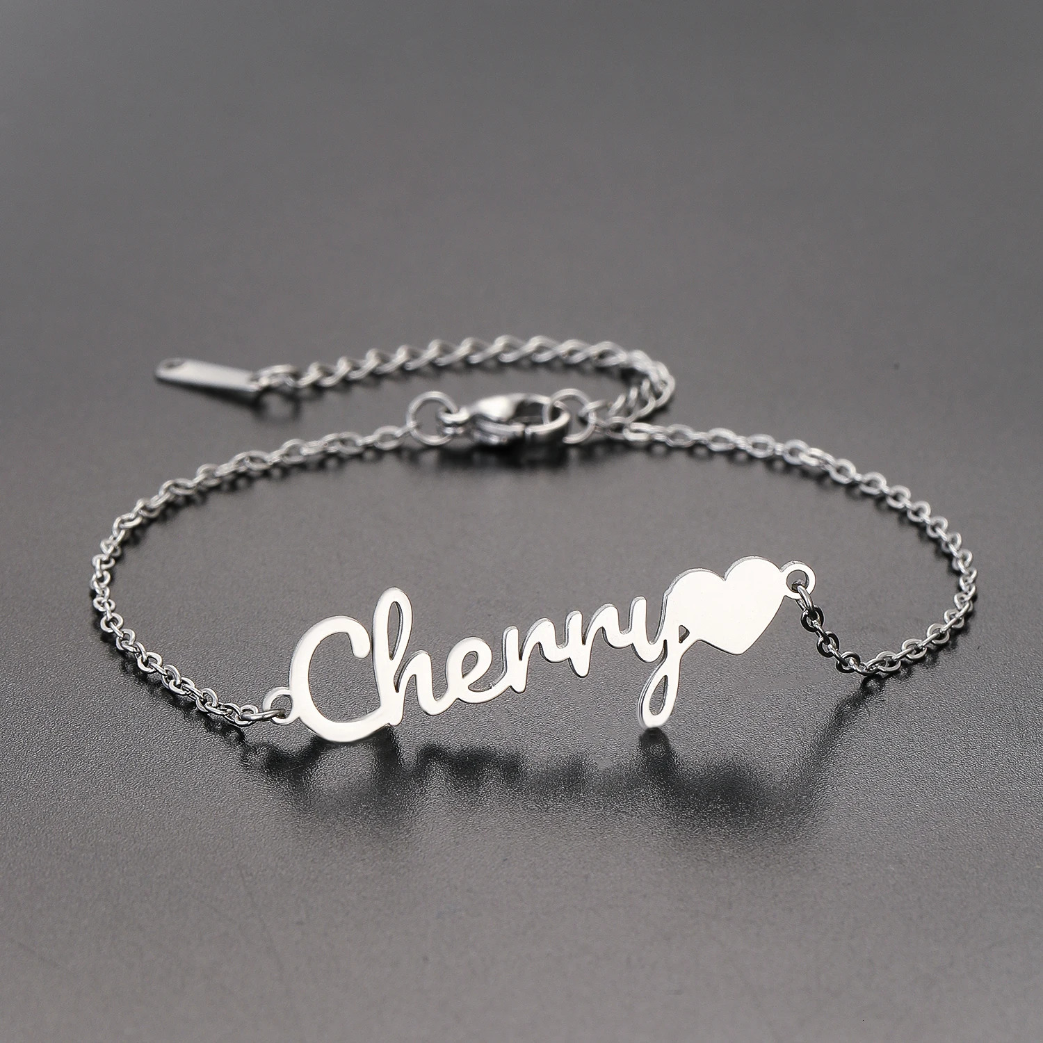 1 piece custom stainless steel custom name jewelry custom letter female pendant necklace 250408