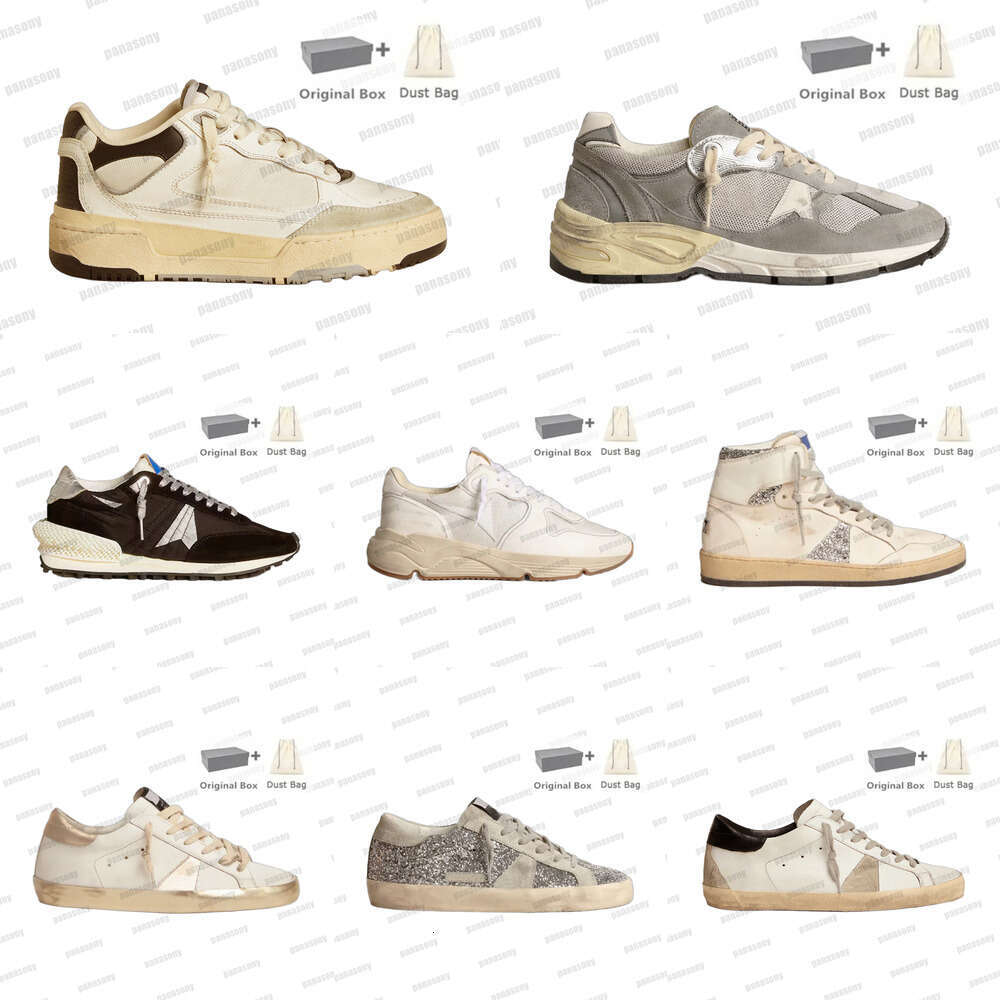 Designer Shoes Casual Shoes Dirty Shoes Sneakers Designer Luxury Version Italian Retro Handmade Men Women With Signature 35-46 With Box