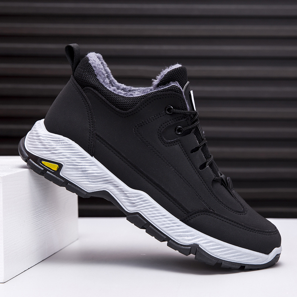 Free shipping Global Thick soled Boots Mens Autumn Versatile Outdoor Style Casual Short Boots brown Boots