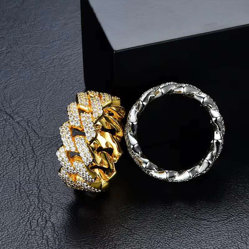 Custom Pass Diamond Tester Hip Hop VVS Moissanite Ring Iced Out 925 Silver Heart Shape Ring Men Hiphop Jewelry
