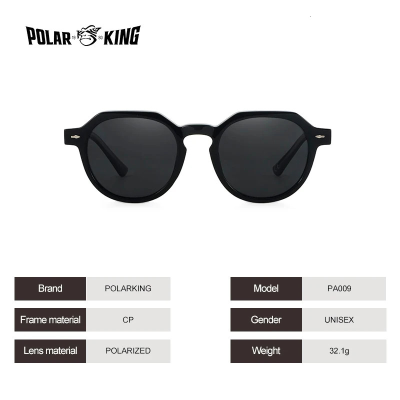 Polarized acetate sunglasses for men with vintage n UV400 protection mens women Oculos de sol 250410