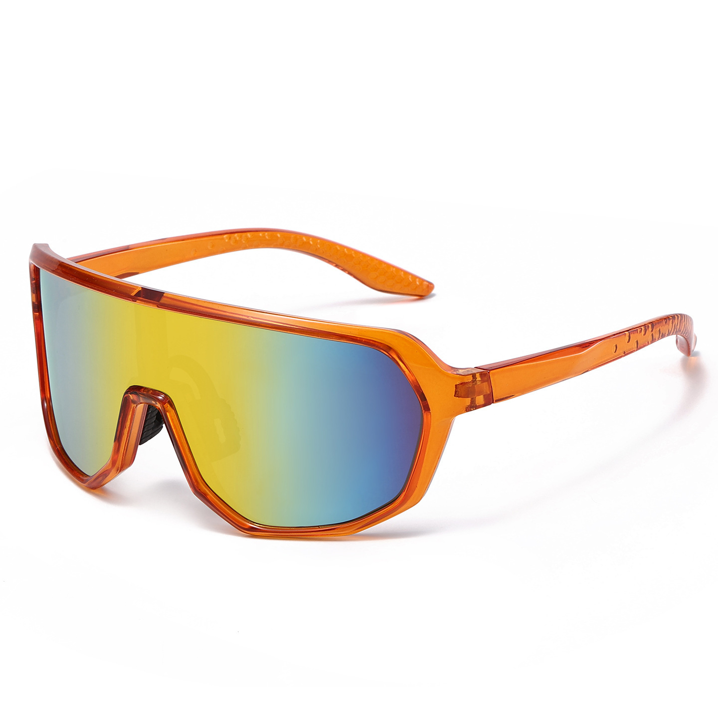 New Arrival Oversized Frame Vibrant UV-Protective Sunglasses Premium Outdoor Cycling Windproof Unisex Fashion Sunglasses