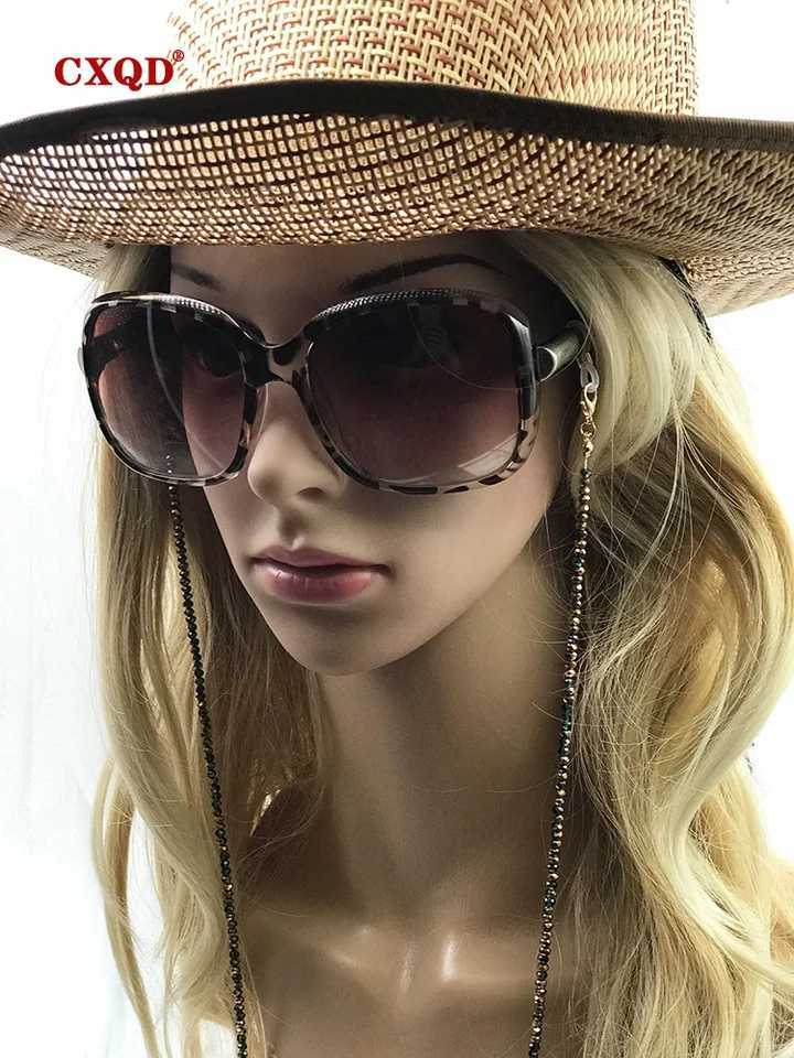 Wens Fashion Reading es Chain Beaded Eye Strap Rope 4mm Color Plating Casual Sunes Cords with Necklace Gift X250410