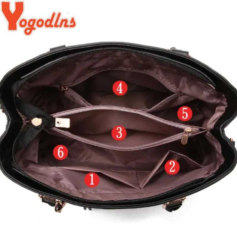 Yogodlns Womens PU Leather Handbags Designer Soft Shoulder Bags For Women Messenger Bags Crossbody Bags Top-Handle Bags Bolsa K251110