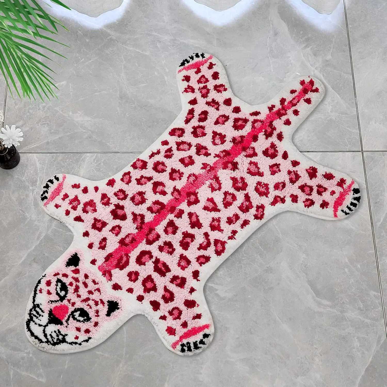 VIKAMA Cartoon Ultra-Fine Sand Carpet Cute Soft Bedroom Bathroom Mat Plush Non-Slip Entrance Door Mat Home Decoration Y251110