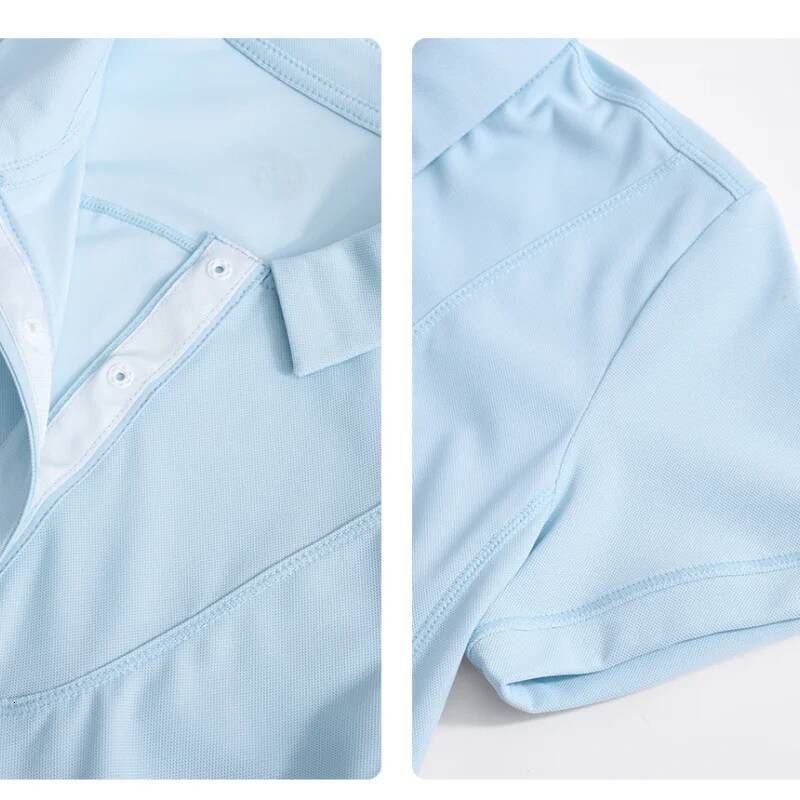 DRUR Women Yoga UPF50+ Breathable Slim Fit Golf Wear Running Athletic Tee Short Sleeve Gym Clothes Sports T Shirt Yogawear