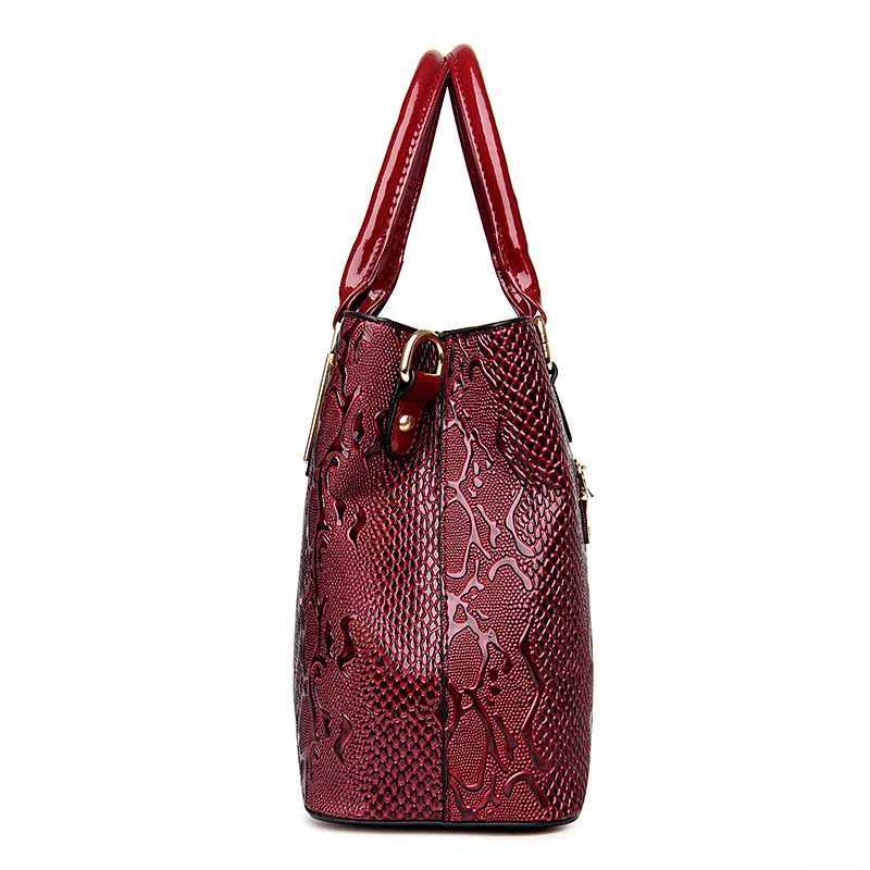 Luxury New Large Capacity Women Bag PU Leather Ladies Handbags and Purse Fashion Shiny Girls Shoulder Messenger Bag Female Tote K251110