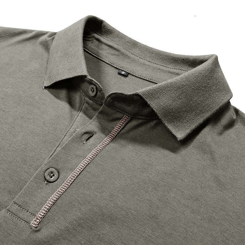 summer European and American short sleeved polo shirt top men's 2025 temperament versatile new trend clothing ins