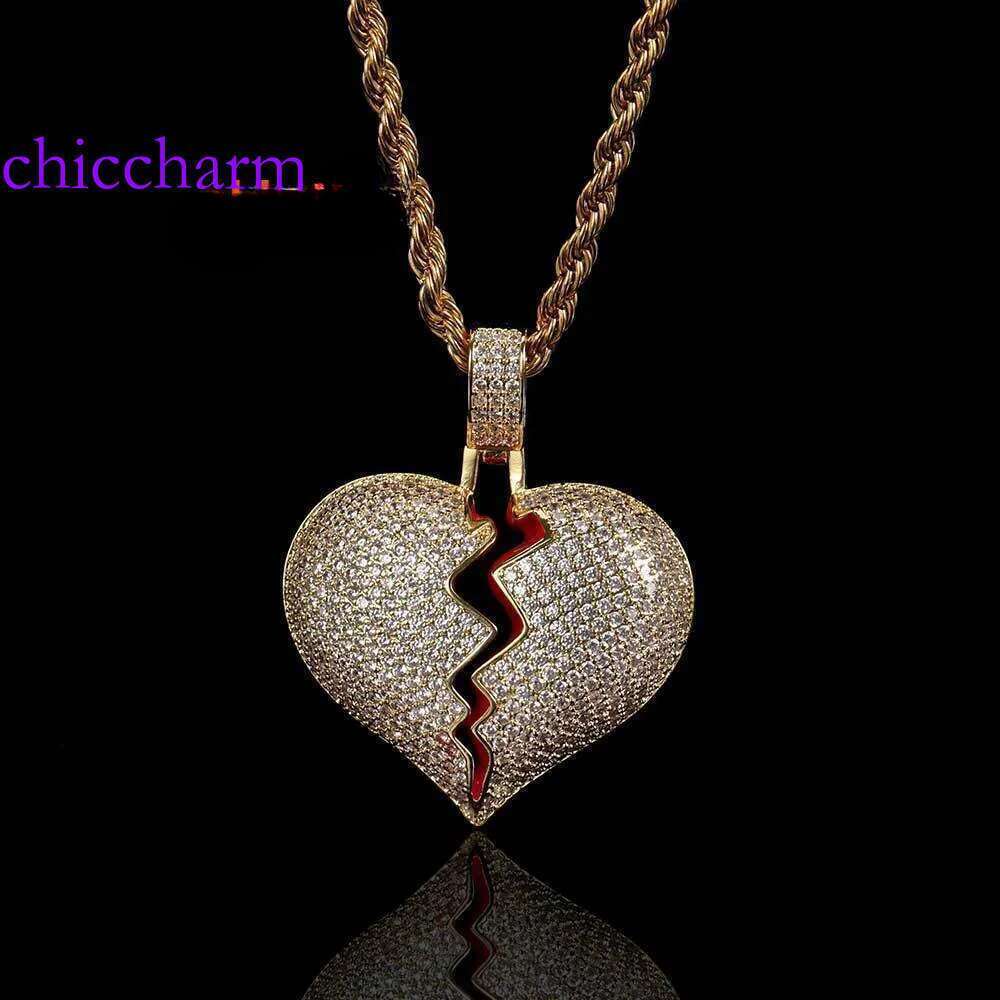 Custom Mossanite Pendant Sterg Sier Chain Moissanite Dia Iced Out Hip Hop Necklace