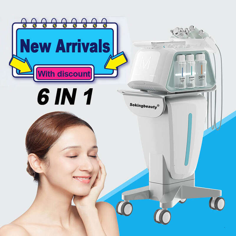Newest M6 Face Management Device Water Oxygen Small Bubble Machine Skin Care Deep Cleaning Acne Treatment Pore Remover Beauty Device