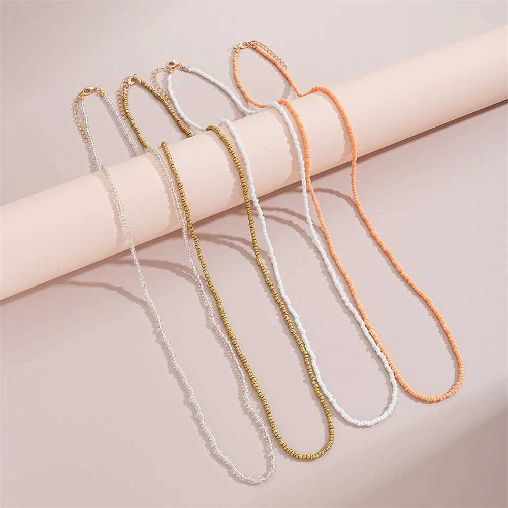 4-5 piece handmade stackable R-bead waist chain used for colorful elastic decoration beach body chain jewelry in Wenbo River vacation X250410