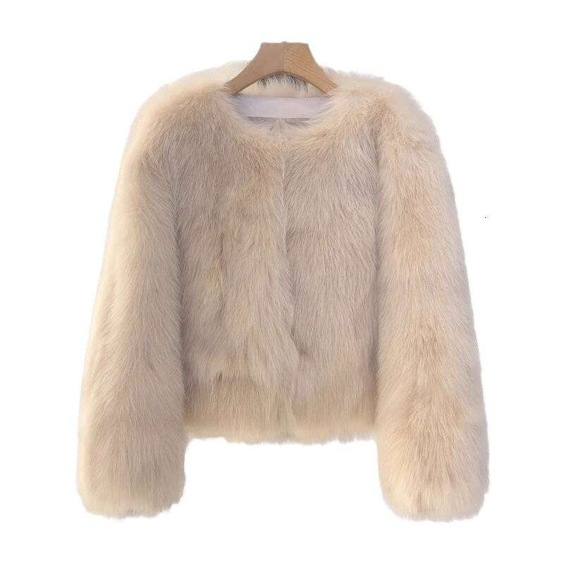 Fox Fur Winter Faux Coat New Short Thick Versatile Overcoat