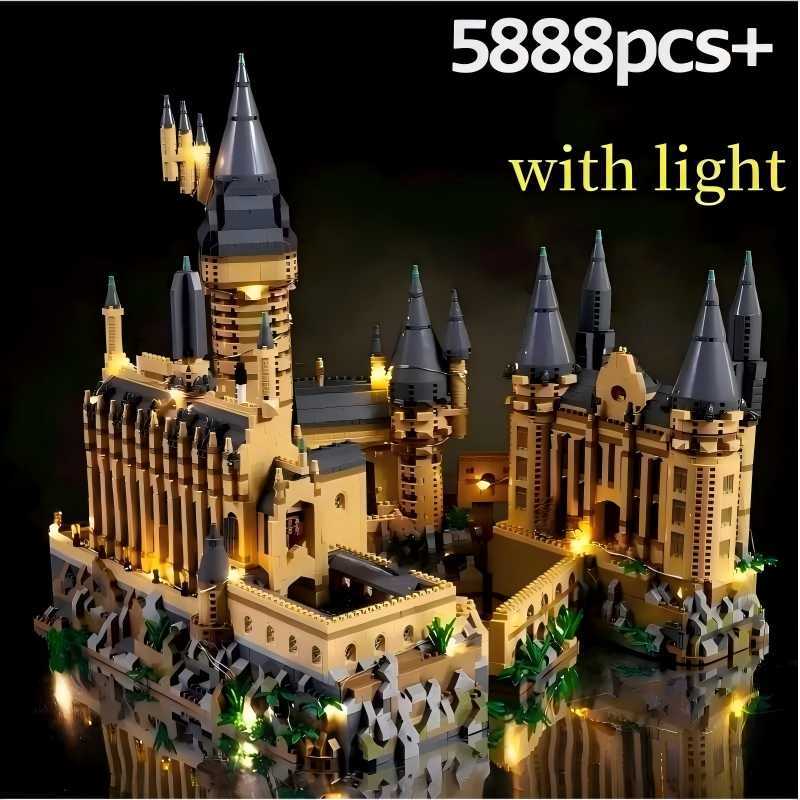 Micro Bricks City Creative Medieval Magic Castle Series School Architecture Palace Model Building Blocks Gifts Kid Assembly Toys L251028