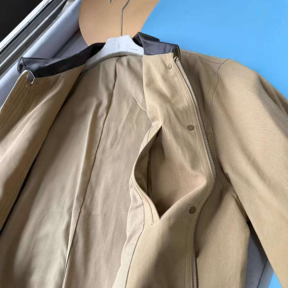 Designer Clothing Korean Spring Barn Workwear, Pocket Washed Cotton Loose Jacket Jacket, Women's Style Wardrobe 1.4K