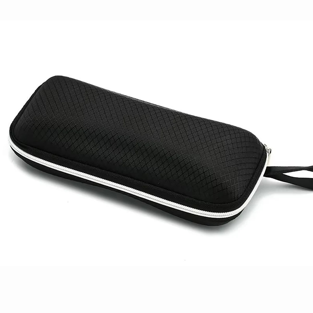 1 simple black glasses case portable sunglasses storage box durable protective container sports travel accessories 250410
