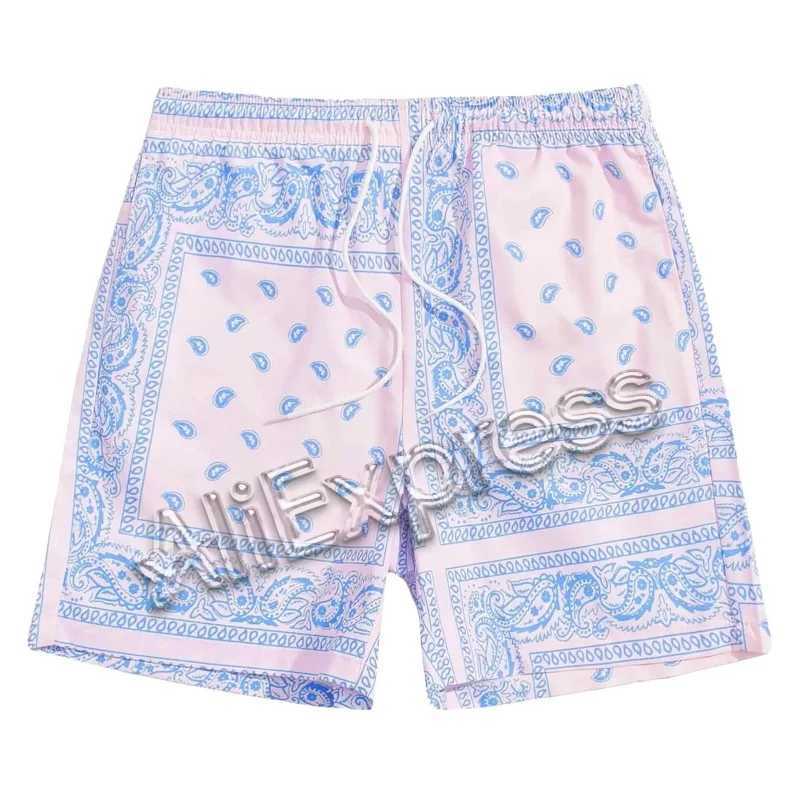 Casual Swim Shorts MenS Boho Drawstring Waist Paisley Print Summer Hawaii Beach Shorts Wear For Men Boardshorts Ropa Hombre X250528