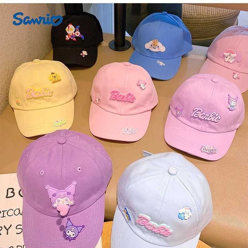 Sanrio Childrens Baseball Cap Childrens DIY Little Girl Hat Boys and Girls Trendy Personality Childrens Duckbill Cap H251110