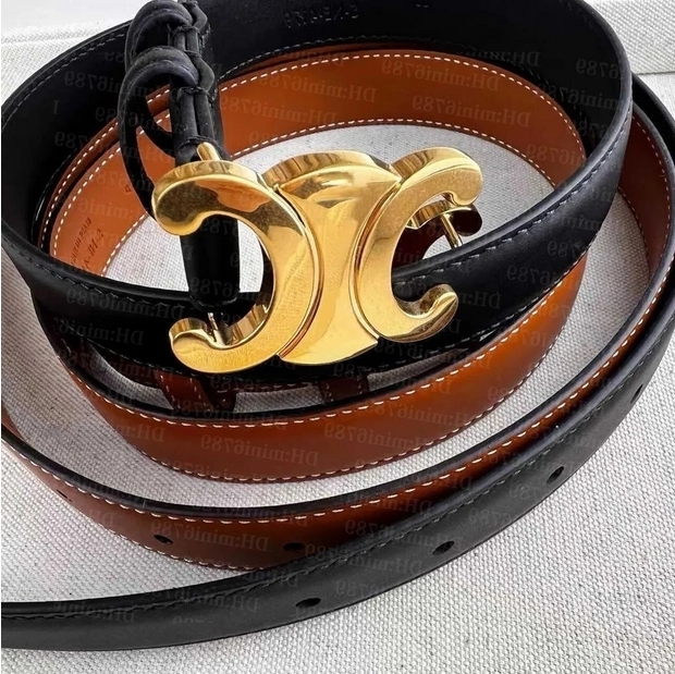 genuine belt high quality designer cowskin leather black brown bronze white red celines celinebelt celene celeine womens arc de triomphes classic ceinture casual b