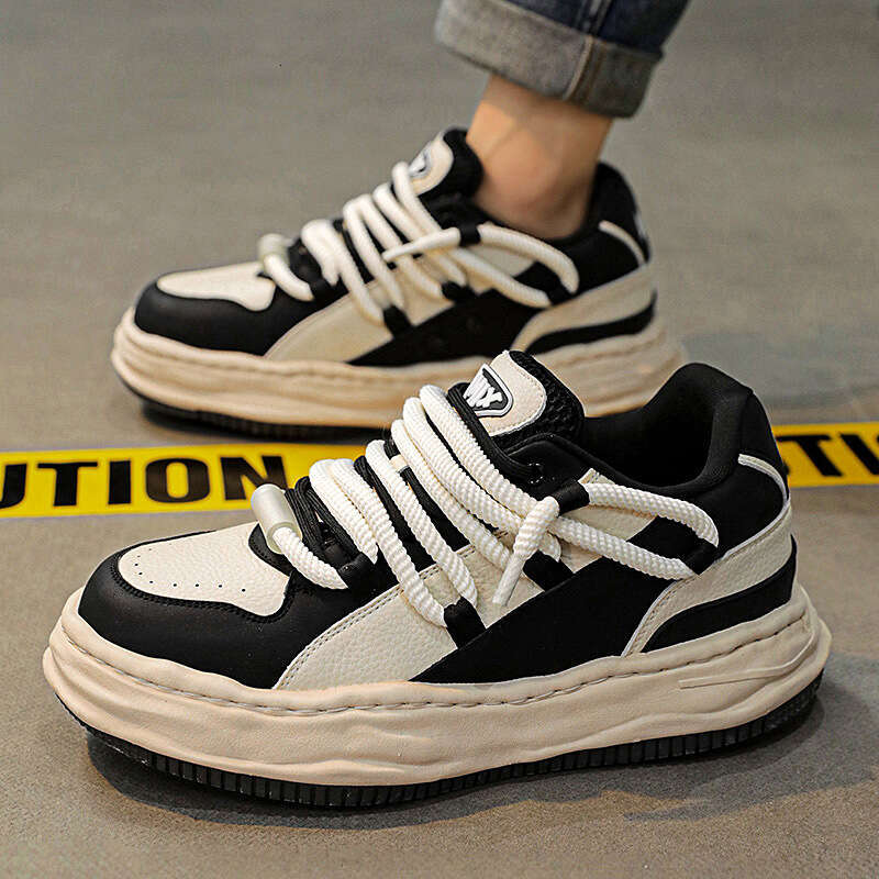 Unique Designer Sneakers INS National Trend Versatile Dissolving Men Thick Sole Stylish Fashion Casual Sports Shoes