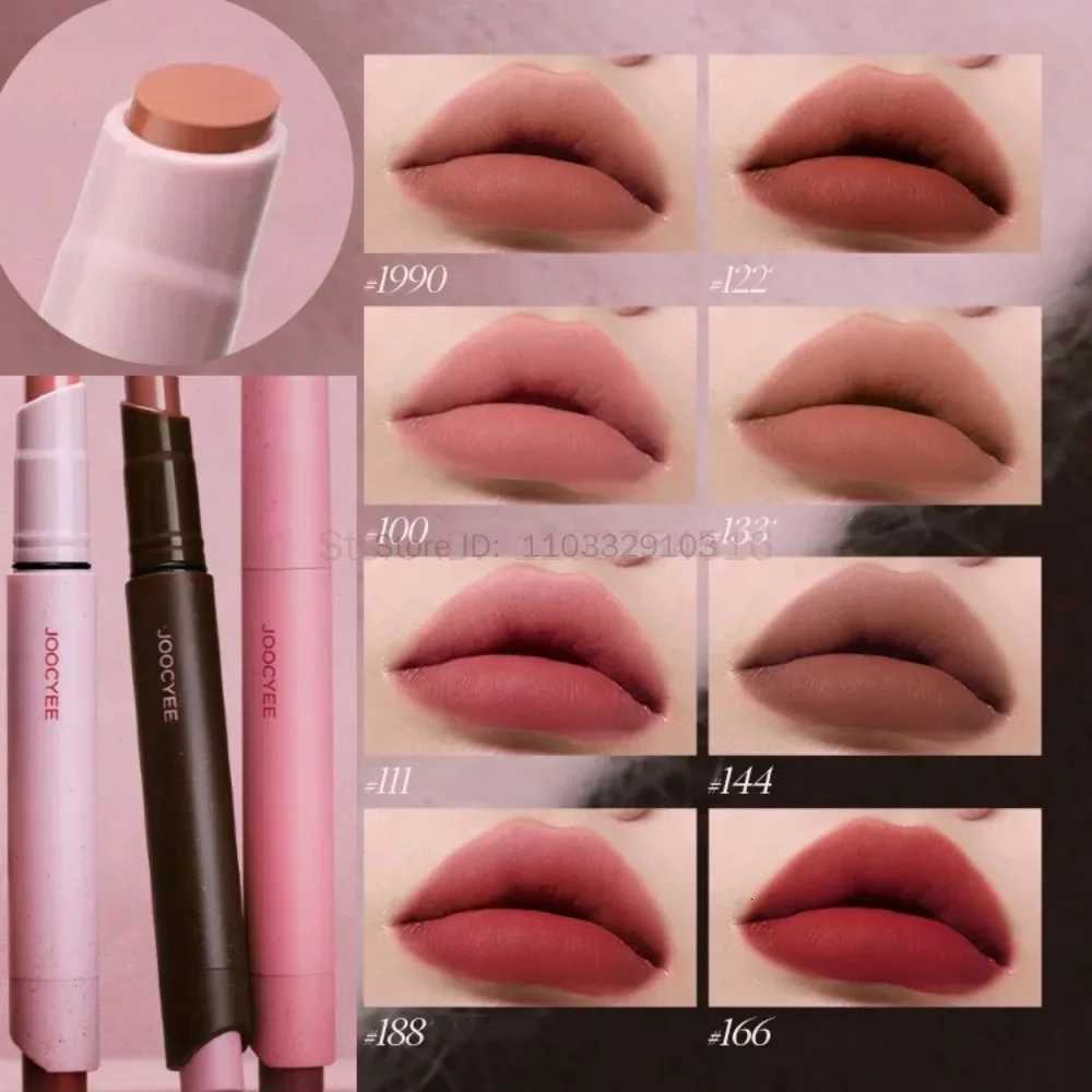 Joocyee Pink Velvet Lipstick Pen Waterproof Long Lasting Matte Non-stick Cup Easy Color Lip Gloss 8 color Beauty Makeup CosmeticT251110