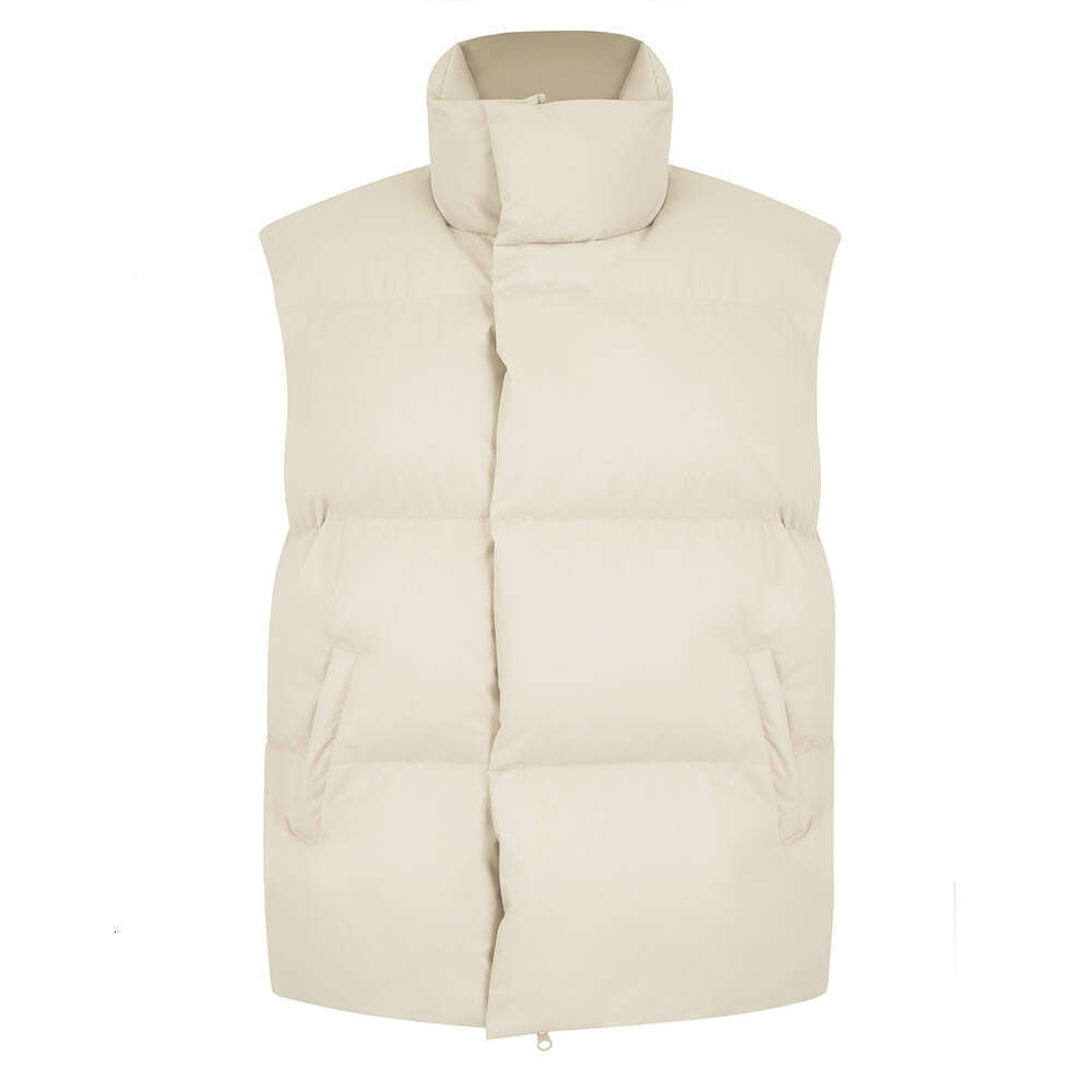 Cross-Border European and American Autumn Winter New Commuter Loose Sports Casual Vest Cotton Jacket