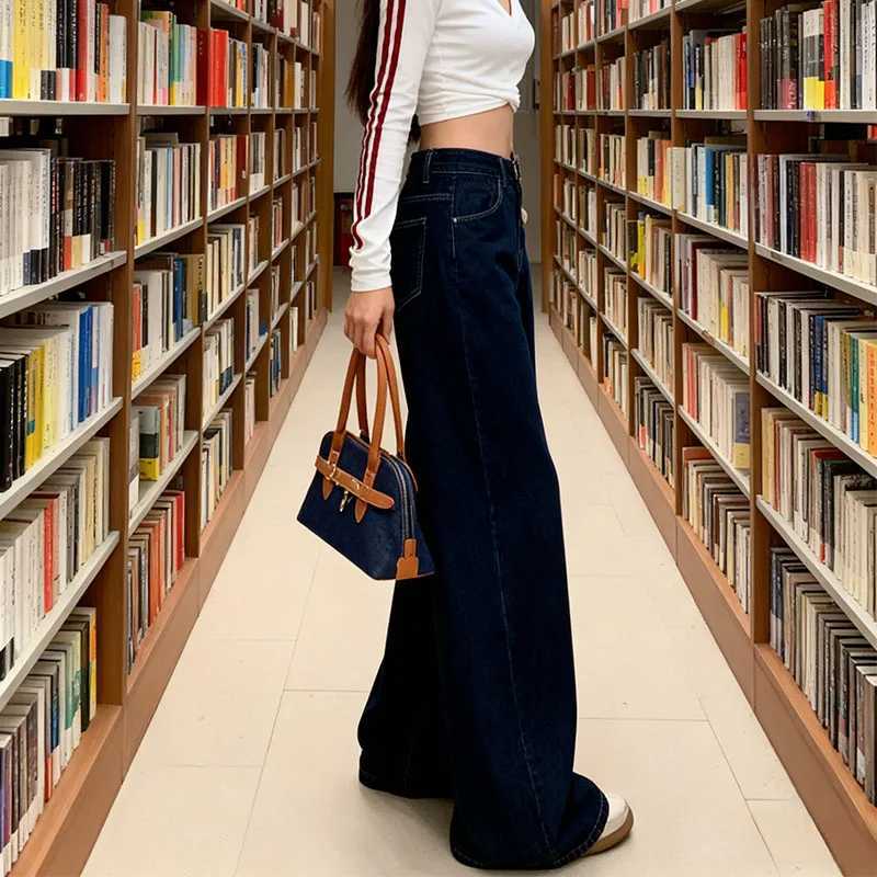 Winter Womens Y2K Flared Wide Leg Jeans Denim Thermal Fleece Lined Warm Casual Classic Style for Cold Weather C251110