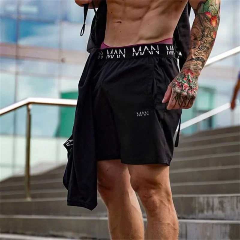 2024 Summer New Mens Running Shorts Breathable Quick Drying Shorts Fitness Shorts X250410