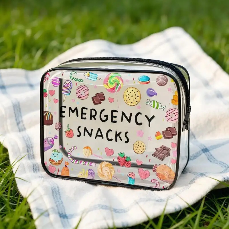 Medicine Cosmetic Bag Women Large Capacity Travel Organizer Easy Wipe Clean Toiletry Pouch Daily Use Trip Toiletry Travel Bag 251110