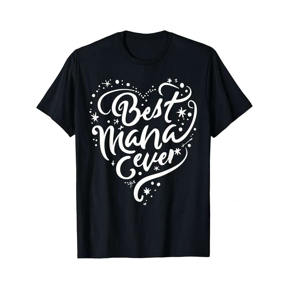Designer T shirt Nana Gifts Mothers Day Best Nana Ever Cute Heart - 220g T shits