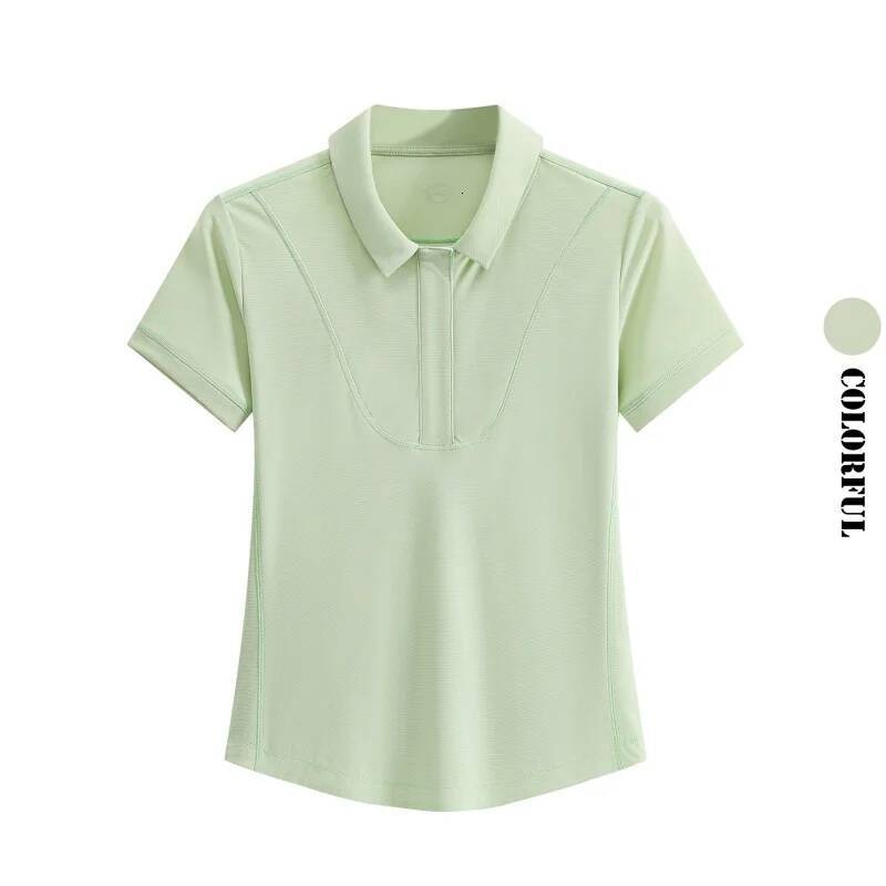 DRUR Women Yoga UPF50+ Breathable Slim Fit Golf Wear Running Athletic Tee Short Sleeve Gym Clothes Sports T Shirt Yogawear