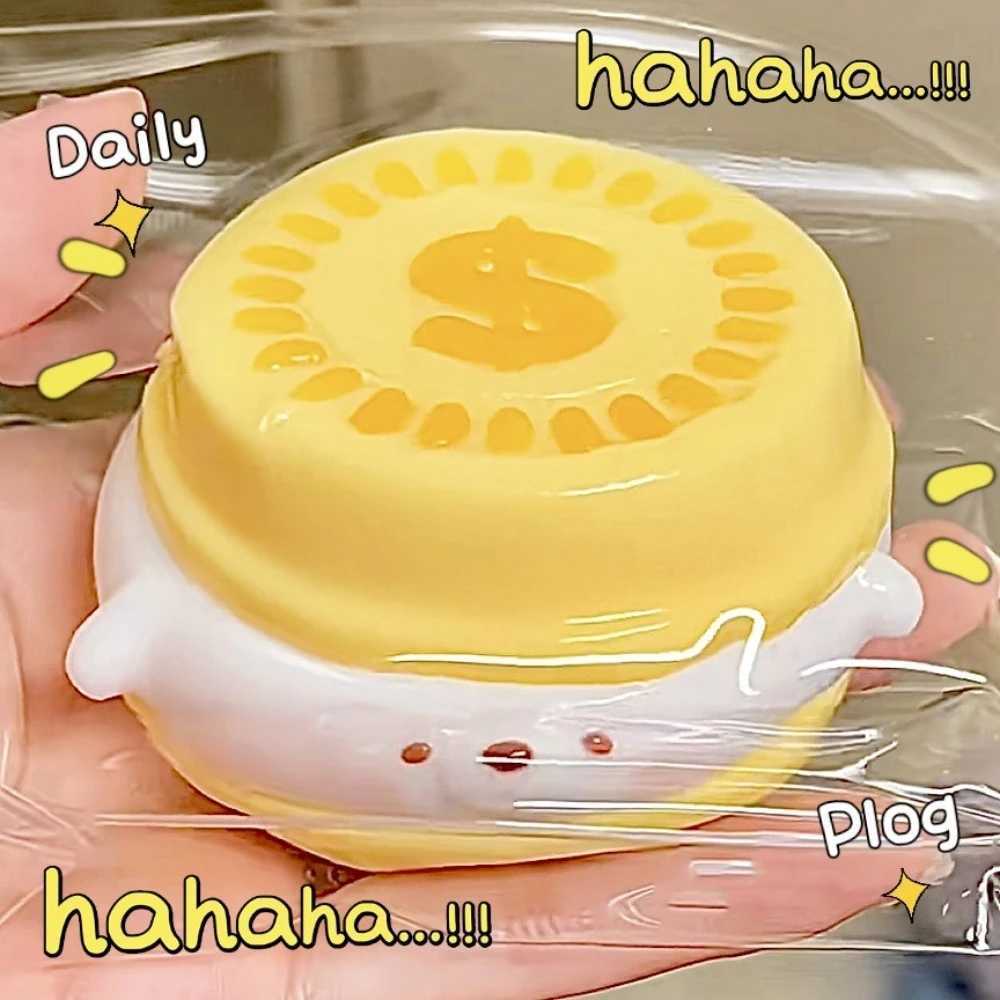 New Arrival Big Oreo Biscuit Clip Toy Mochi Taba Food Game Stress Relief Toy TPR Slow Bounce Toy M Bean Stress Relief Toy T250410
