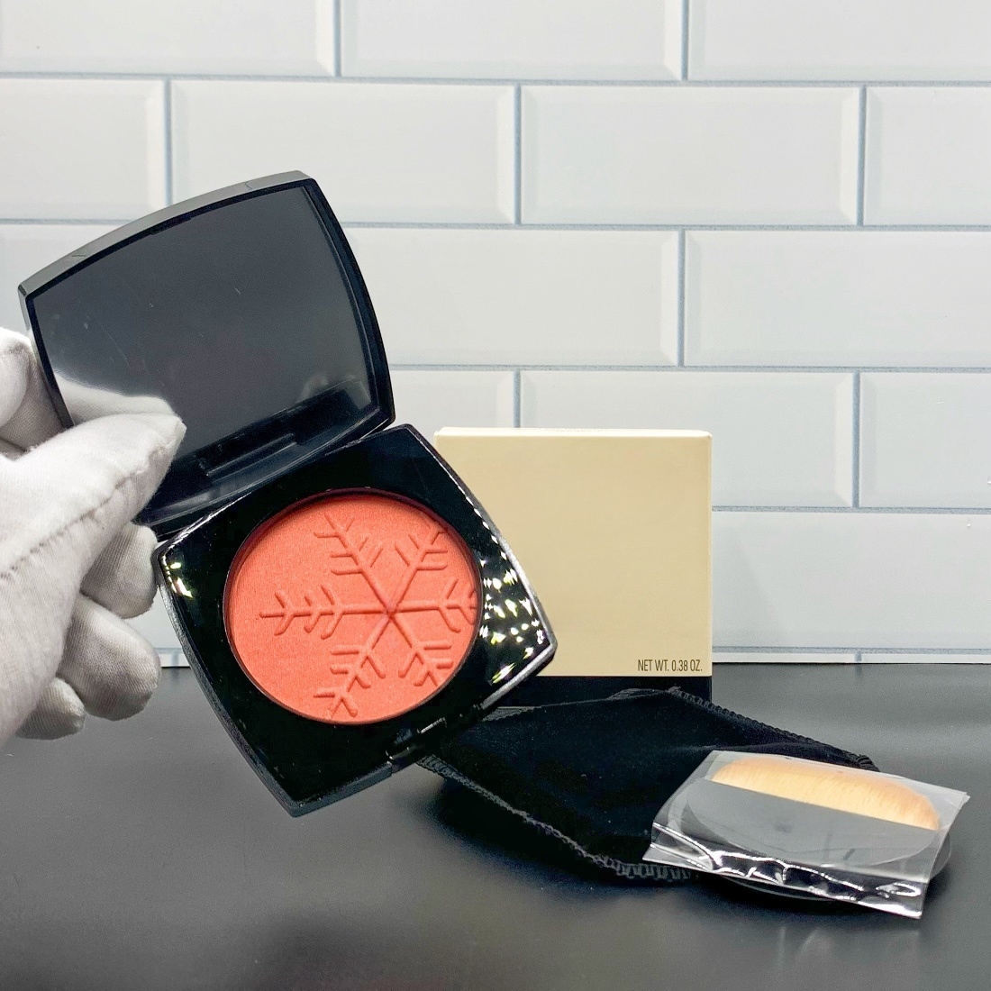 Brand Makeup Lovely Blush Palette11g Two-tone blush snowflake Blush Powder Face Cheek Long Lasting HARMONIE DE Blusher Beauty Cosmetics High Quality