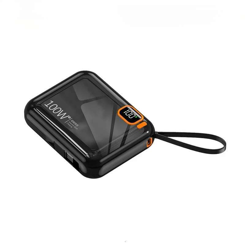 50000mAh Power Bank 120w Detachable Usb To Type C Cable Two-way Fast Charger Mini Powerbank For Iphone Xiaomi Samsung