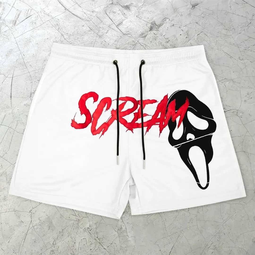 Y2k Boys Gym Shorts Beach Basketball Shorts Boys 2024 Summer Grid Screan Breathable Running Fitness Apolts Shorts X250410