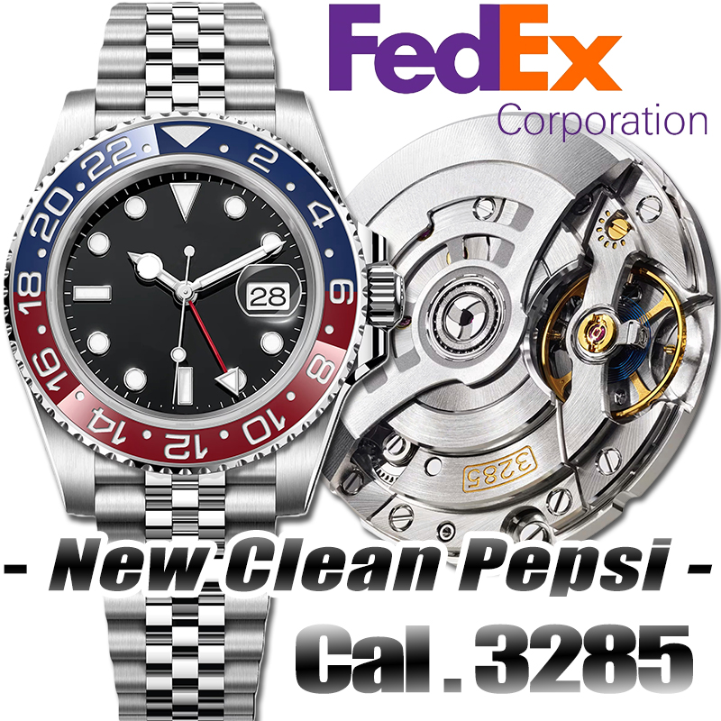 CLean Factory Luxury Mens Watches High Quality Watch 40MM Cal.3285 Automatic Mechanical Movement Watches 904L Stainless Steel Ceramic Bezel Luminous Waterproof