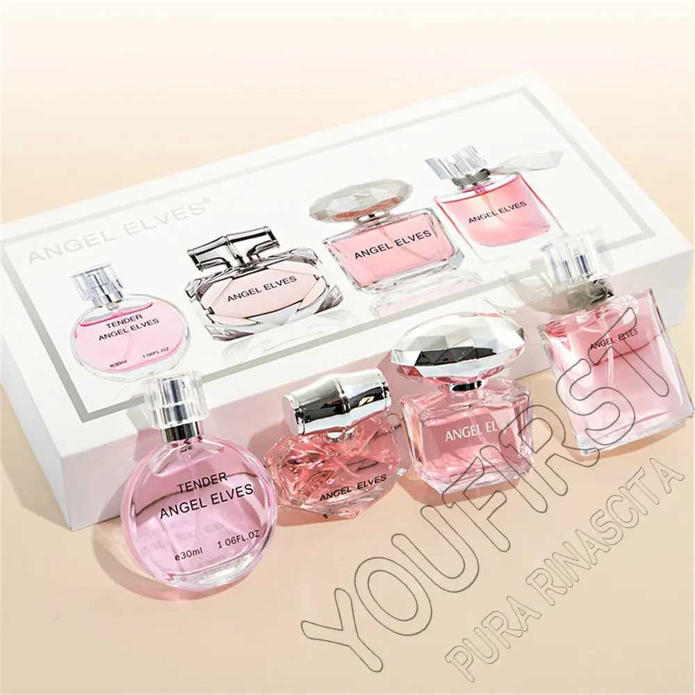 Gift Box 4Pcs Set Perfume Women 120ml Club De Nuit Perfumes De Mujer Lasting Fragrance Parfum Femme Floral Fruity Scent Spray X251110