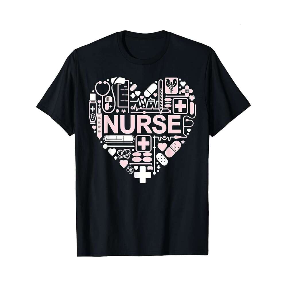 Designer T shirt Nurse Mom Appreciation Gift Cute Pastel Pink Medical Mom - 220g T shits