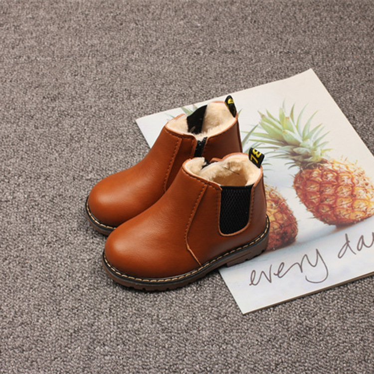 New Fashion Youth Winter Children Waterproof Non-Slip Walkfashion Boys Girls Cotton Shoes Kids Warm Outdoor Snow Boots Sizes 21 - 36 dh1922389