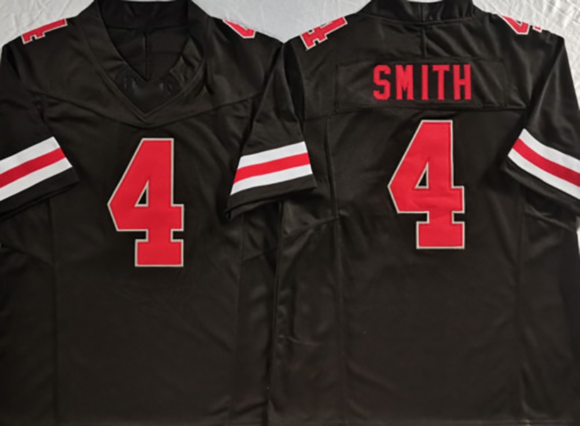 4 Jeremiah Smith 2025 College Football Jersey Will Howard Treveyon Henderson Downs Cody Simon Denzel Burke Stroud Miyan Egbuka