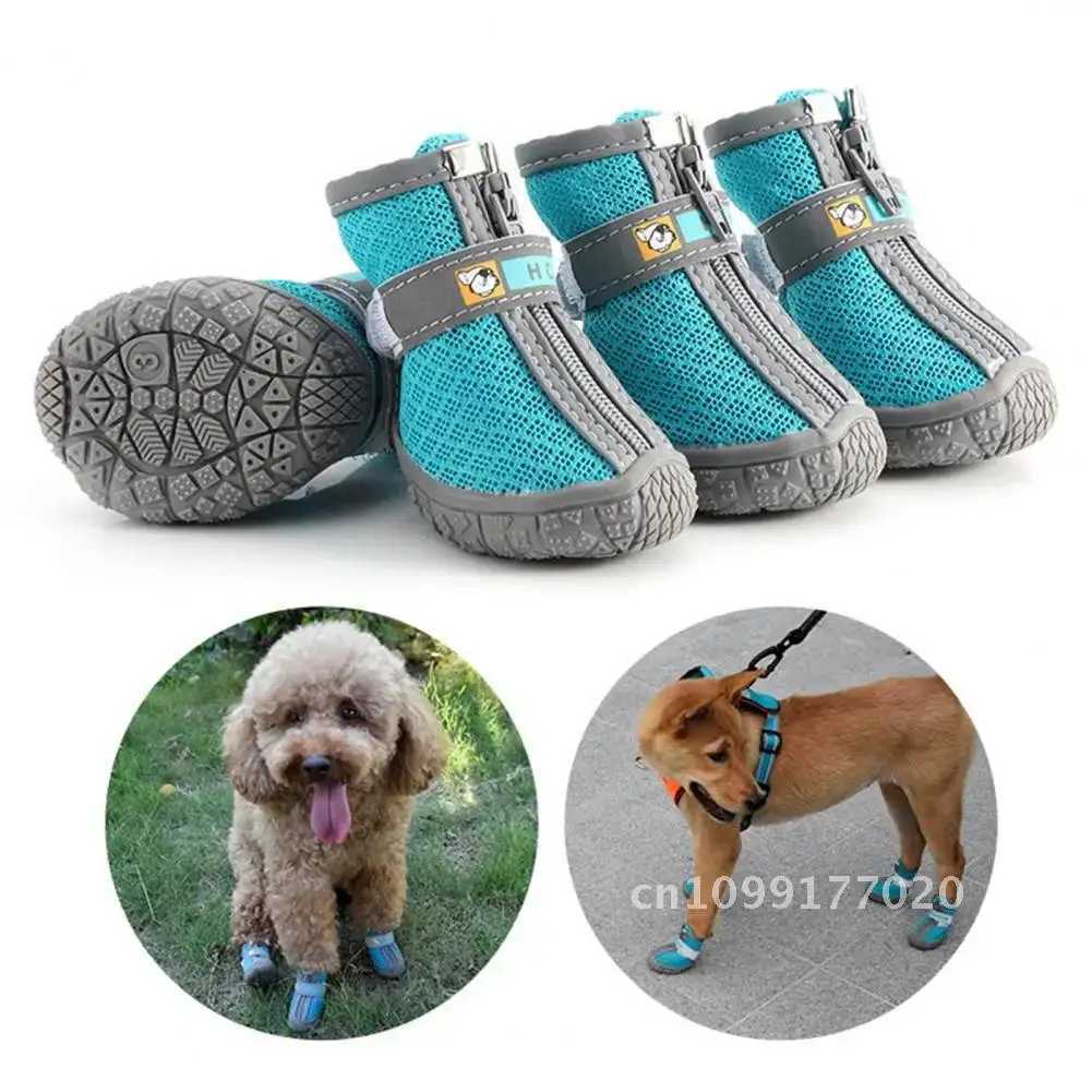 Dog shoes fashionable dog net sports shoes and medium-sized pet small beautiful sports shoes T2504010