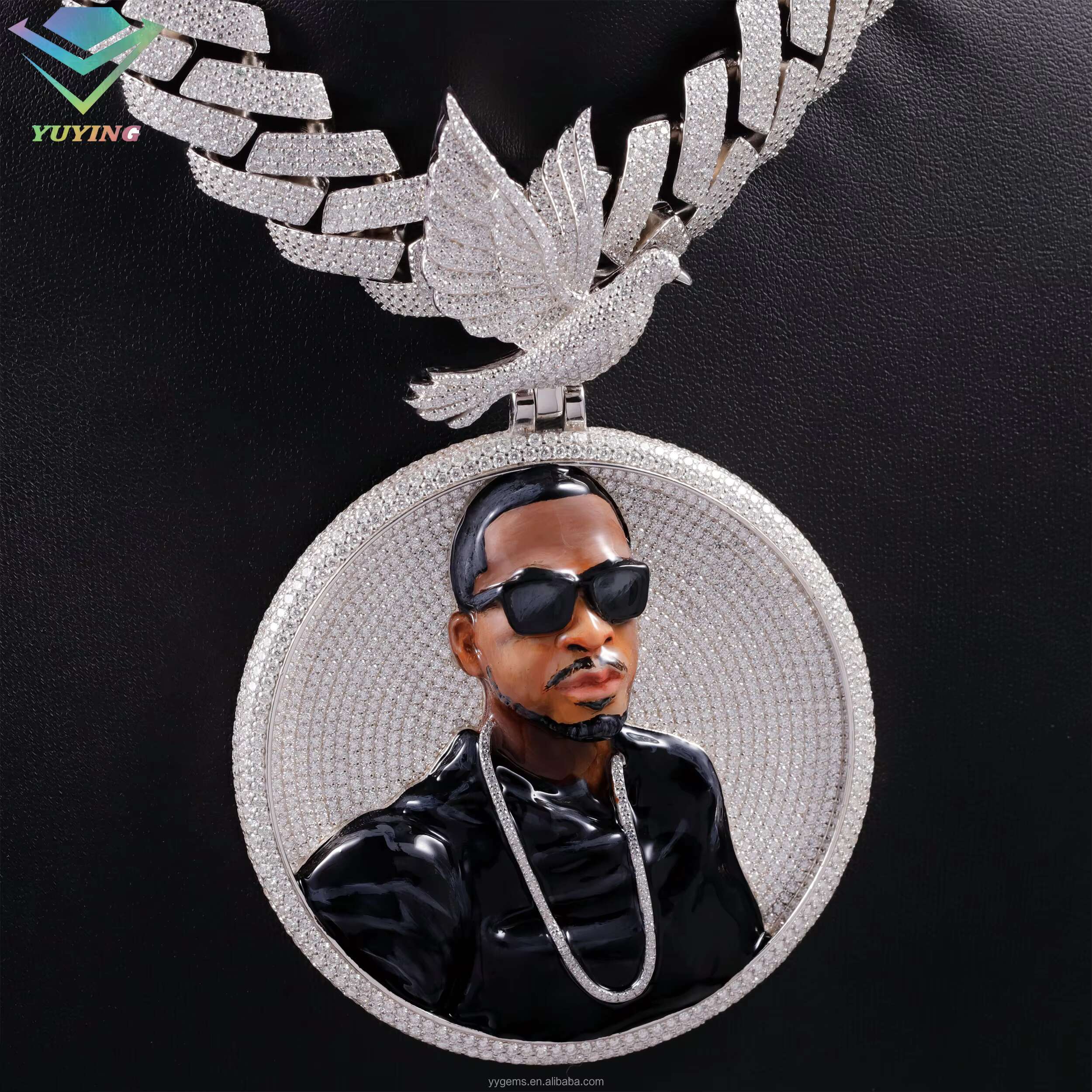 Custom Diamond Pendant S925 Silver Letter//name Iced Moissanite 18k Gold Plated for Rapper Hip Hop Charms Cuban Jewelry