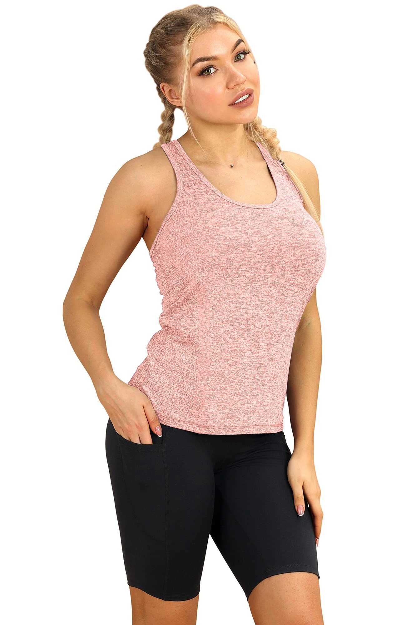 3 womens sports vest tops loose yoga tops quick drying sports tops womens fitness yoga topsXJ250410