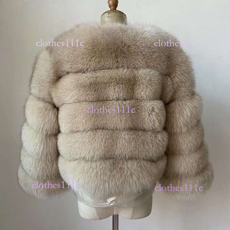 Women's Faux KEJINYUAN Winter Woman Fur Coat Thr Quarter Se Womens Coats Natural Jackets Warm Z250321