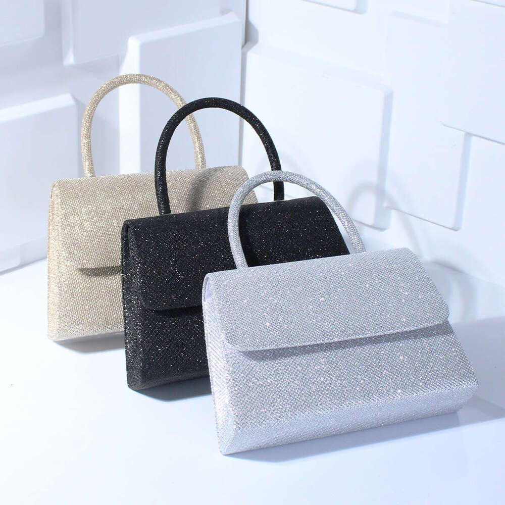 New handbag, evening dress niche mini, shiny piece, crossbody, dinner bag, hand-held banquet, 2025 new casual and versatile fashionable clothing