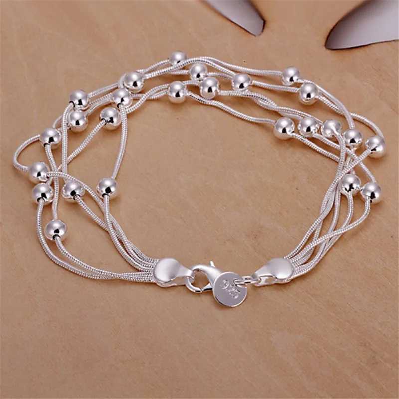 Hot Sell Fashion Fine Product 925 Sterling Silver Jewelry Chain Beads Bracelets For Cute Lady Women GiftsT251110